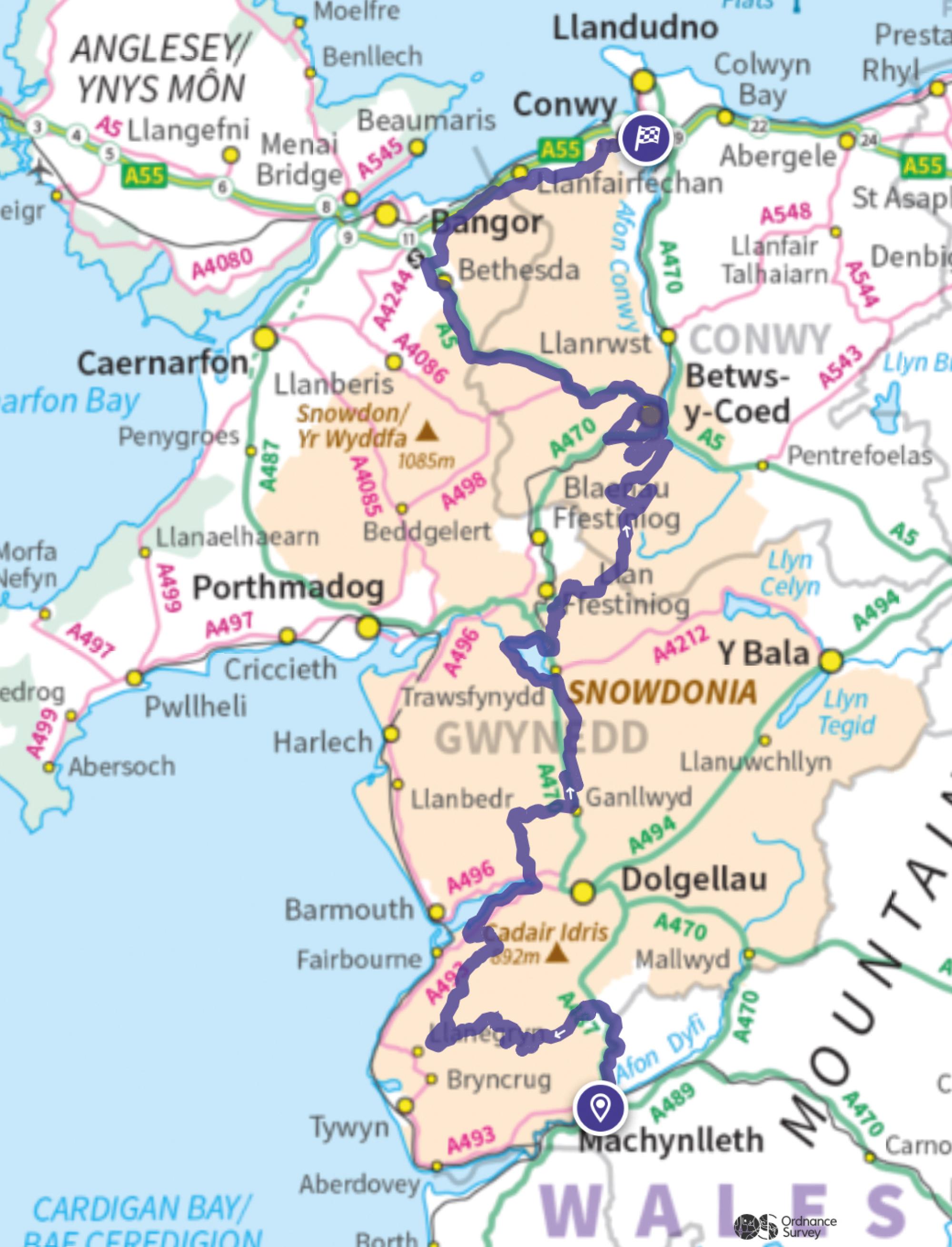 Great Rides Traws Eryri Cycling UK great-rides-traws-eryri-cycling-uk